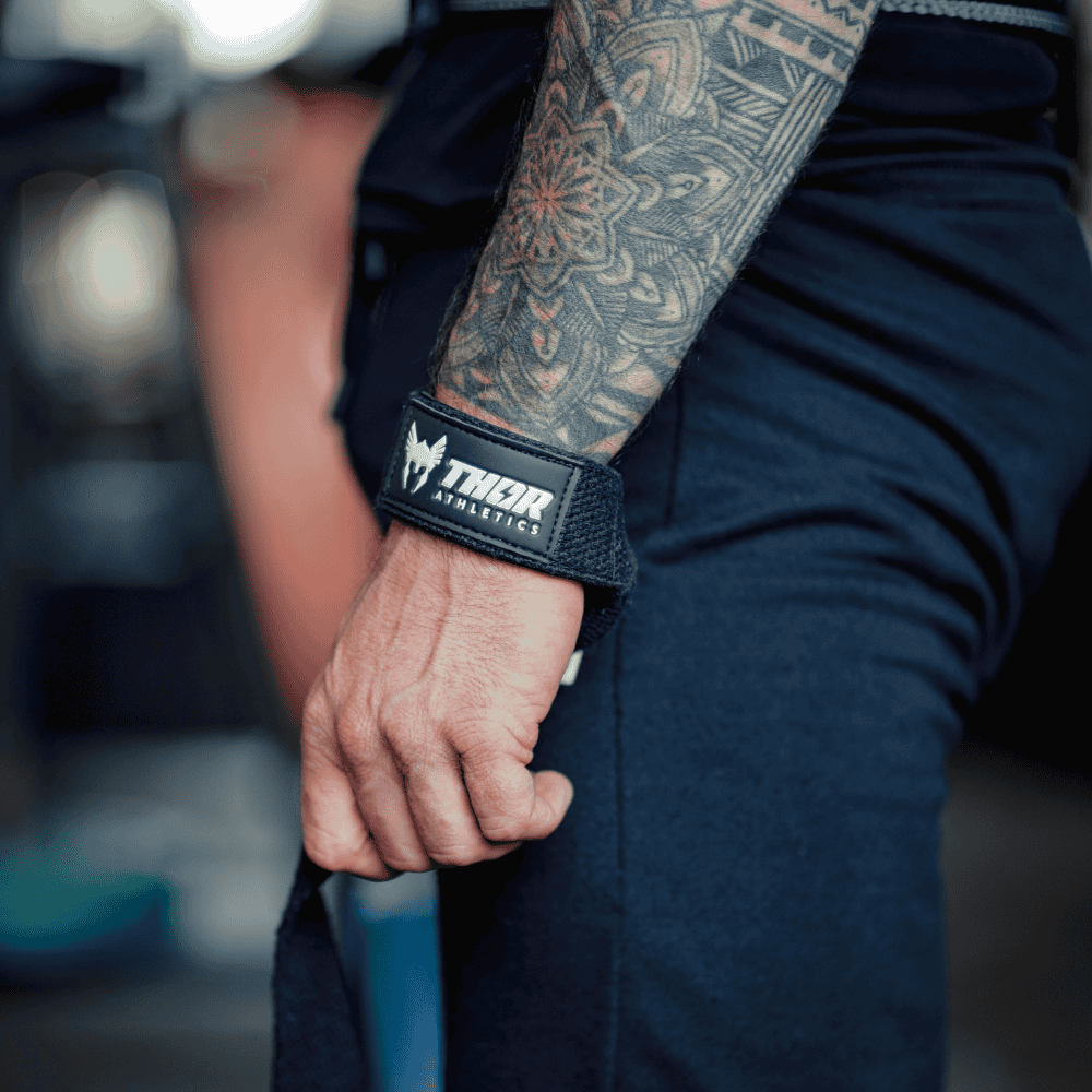 Lifting Straps + Wrist Wraps | Zwart