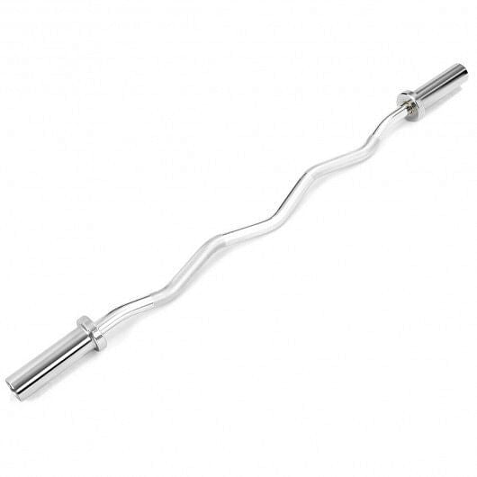 47 Inch Chrome Steel Home Gym Fitness Equipment Bar