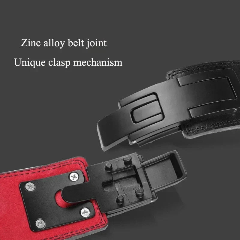 NNEOBA Premium Weight Lifting Belt with Metal Buckle