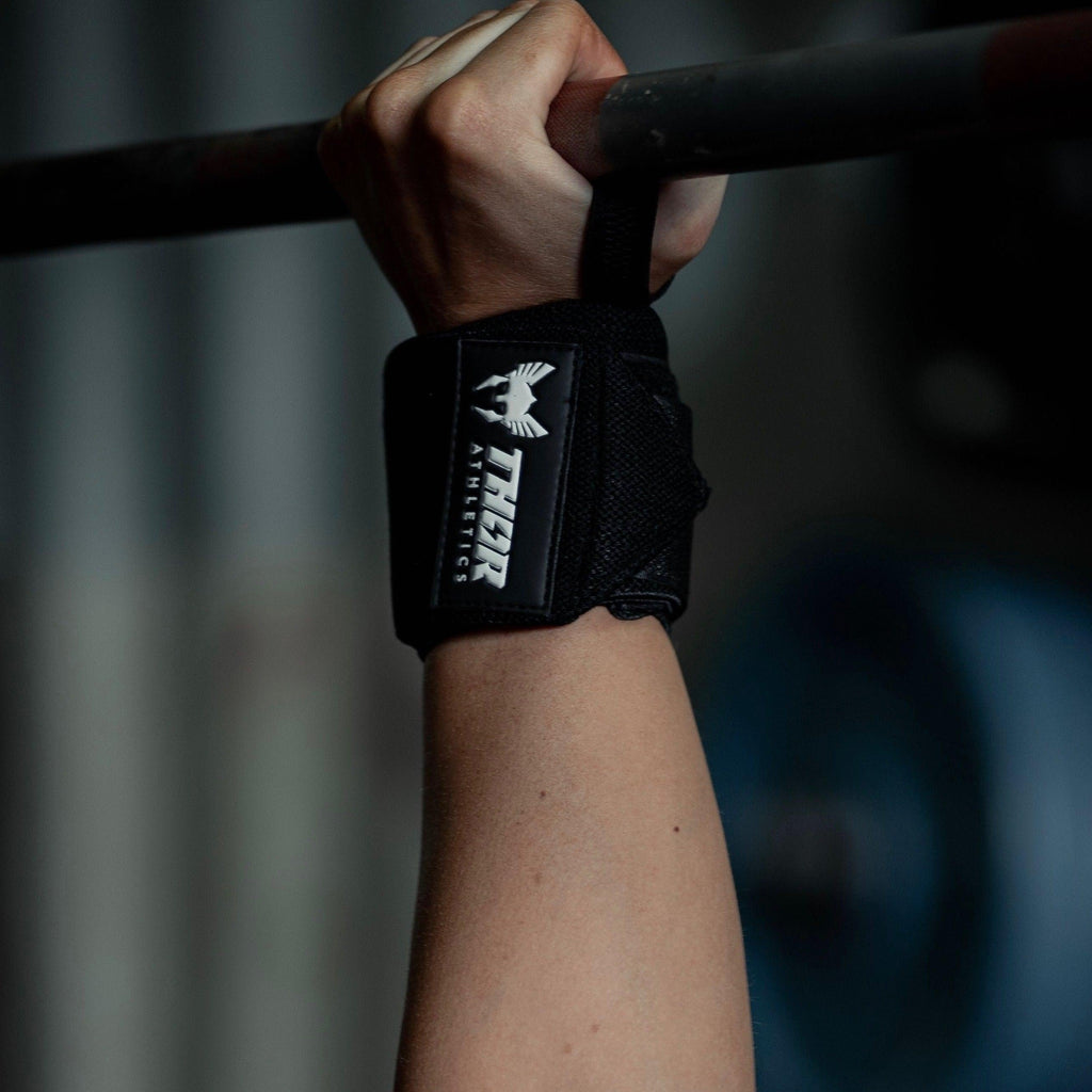 Lifting Straps + Wrist Wraps | Zwart